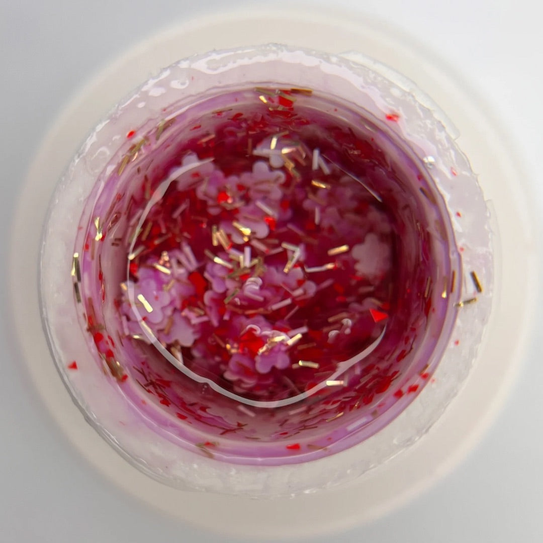 Rose Painted Gel Purple 5