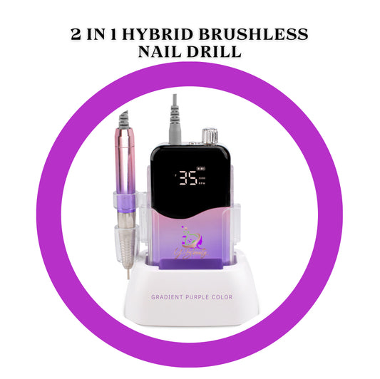 2 in 1 Hybrid Brushless Nail Drill