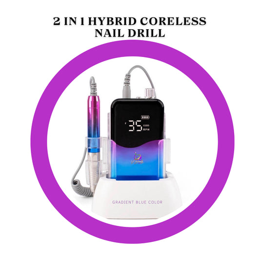 2 in 1 Hybrid Coreless Nail Drill