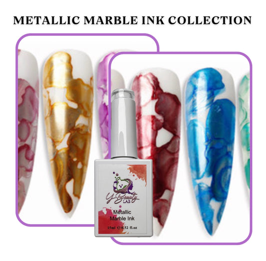 Metallic Marble Ink
