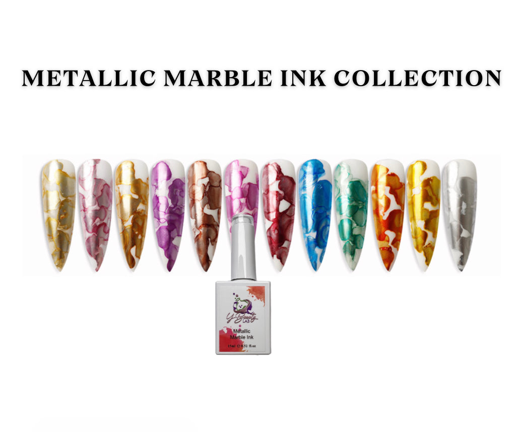 Metallic Marble Ink